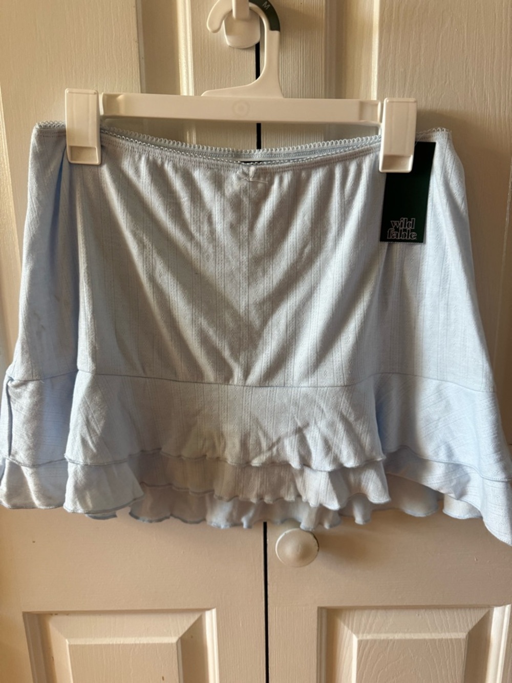 NEW- Wild Fable Blue Skirt W/ Built In Shorts Size Medium